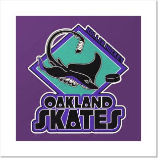 Defunct Oakland Skates Roller Hockey Posters and Art